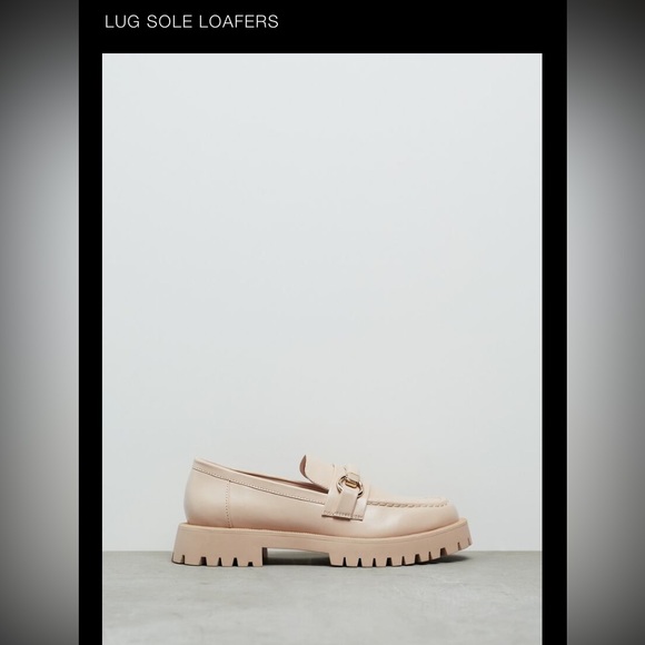(New) ZARA lug sole Loafers 7.5 - Picture 8 of 8